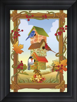 Framed Fall Triplex Print