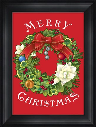 Framed Merry Christmas Print