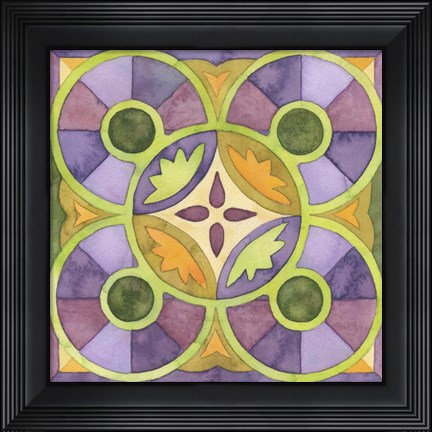 Framed Geometry &amp; Color 1 Print