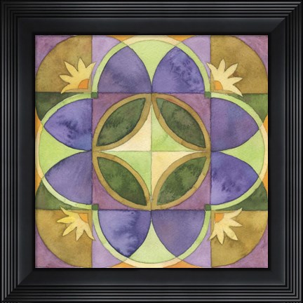 Framed Geometry &amp; Color 2 Print