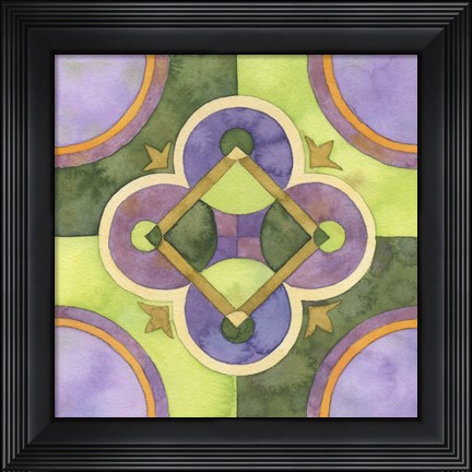 Framed Geometry &amp; Color 5 Print