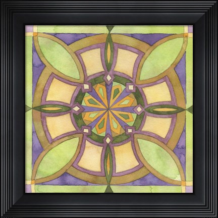 Framed Geometry &amp; Color 6 Print