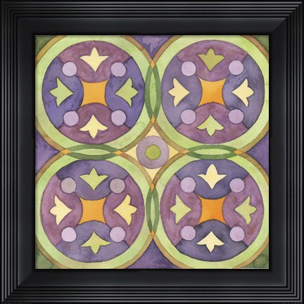 Framed Geometry &amp; Color 7 Print