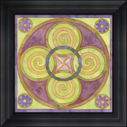 Framed Geometry &amp; Color 8 Print