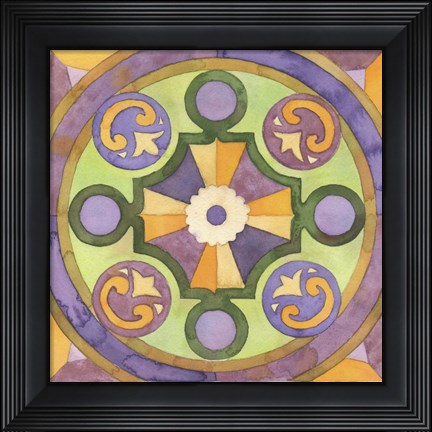 Framed Geometry &amp; Color 9 Print