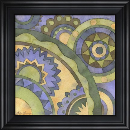 Framed Geometry &amp; Color Part 2 - # 2 Print