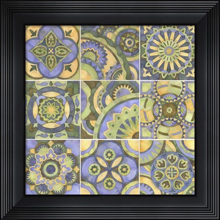 Framed Geometry &amp; Color Part 2 Print