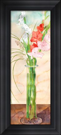 Framed Gladiolas Print