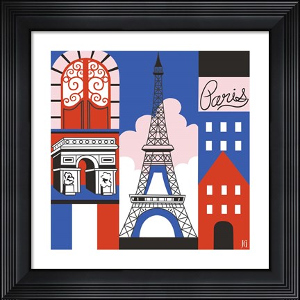 Framed Paris Print Print