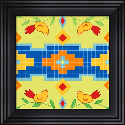 Framed Bird Square Print