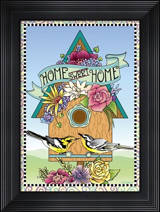 Framed Home Sweet Home Print