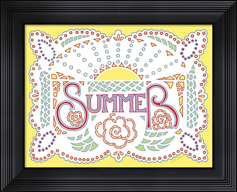 Framed Summer Print
