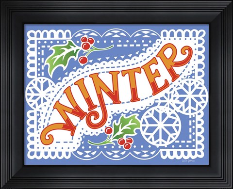 Framed Winter Print