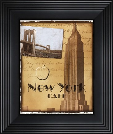 Framed New York Cafe Print