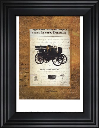 Framed Holtzer-Cabot 1895 Print