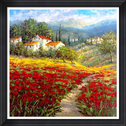 Framed Fleur du Pays I Print