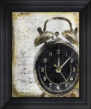 Framed Alarm Clock Print