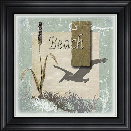 Framed Beach Print