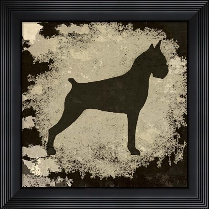 Framed Boxer Print