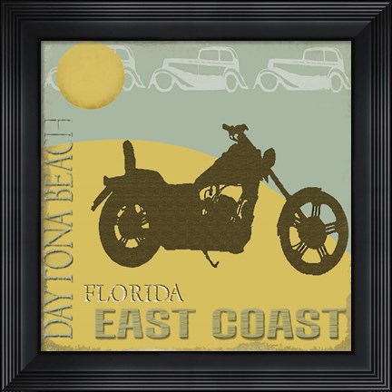 Framed Daytona Beach Print