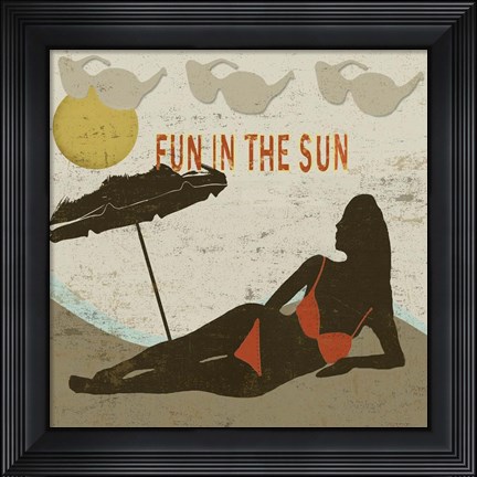 Framed Fun in the Sun Print