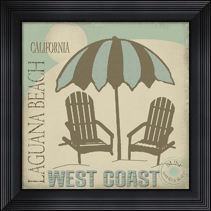 Framed Laguana Beach Print