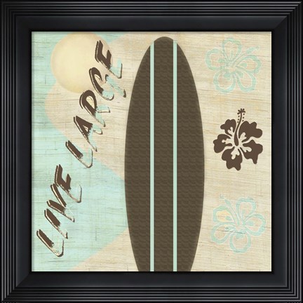 Framed Live Large Print