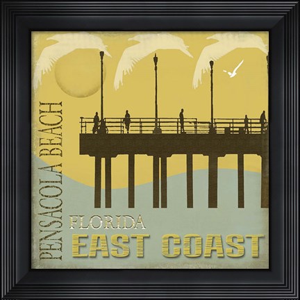 Framed Pensacola Beach Print
