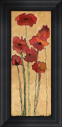 Framed Poppies Print
