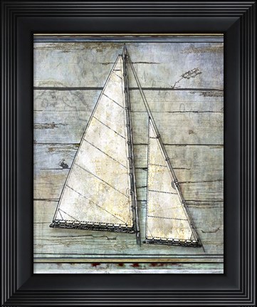 Framed Sail II Print