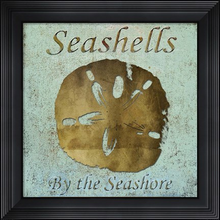 Framed Seashells II Print