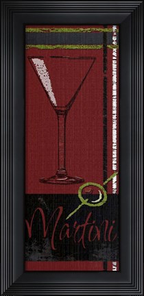 Framed Martini Print