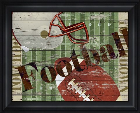 Framed Football Print