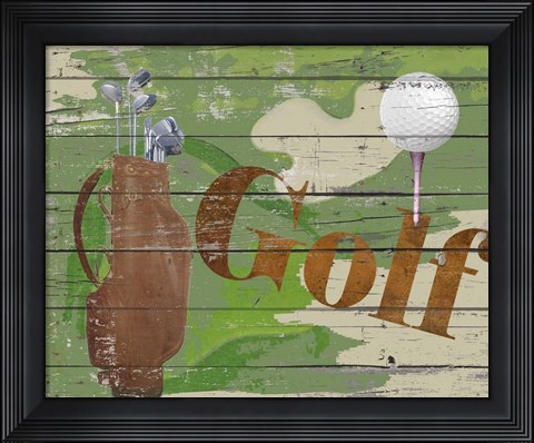 Framed Golf Print