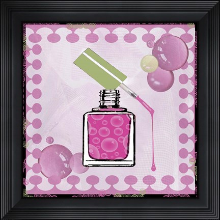 Framed Nail Polish Print