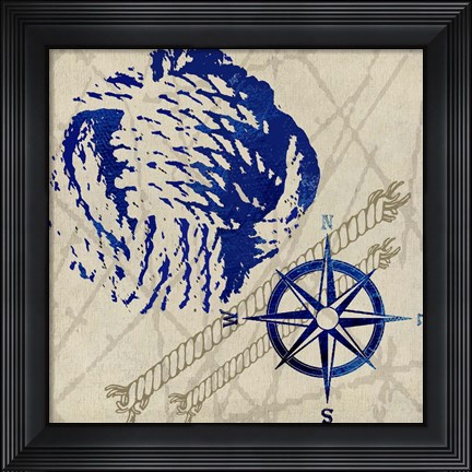 Framed Nautical Rope Print