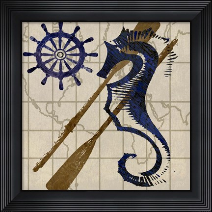 Framed Seahorse Print