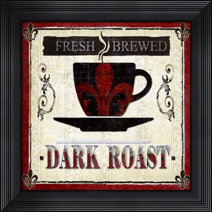Framed Dark Roast Print