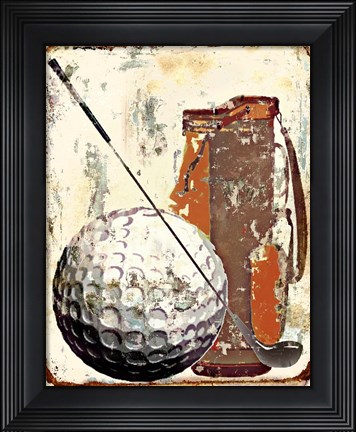 Framed Golf Print