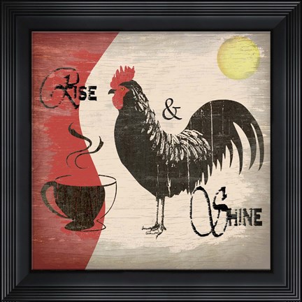 Framed Rise and Shine II Print