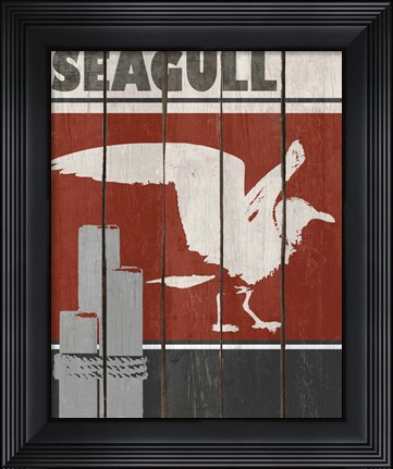 Framed Seagull Print