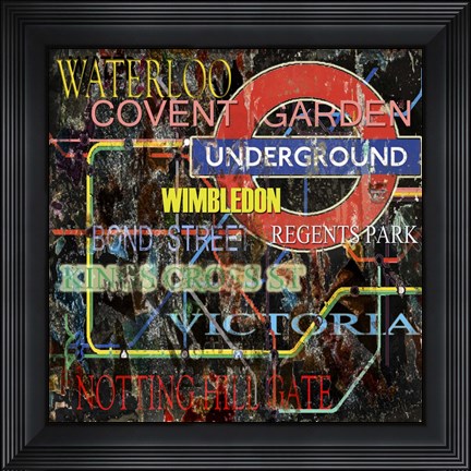 Framed Underground Print