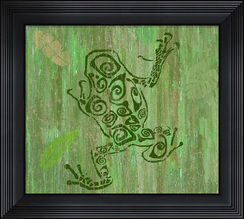 Framed Frog Print