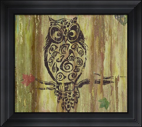 Framed Owl Print