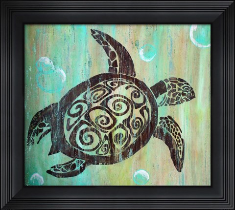 Framed Sea Turtle Print