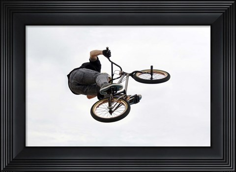 Framed BMX Above Print