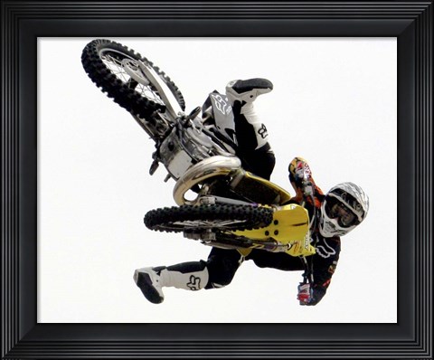 Framed Motocross II Print