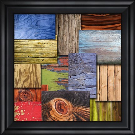 Framed Layered Wood Print