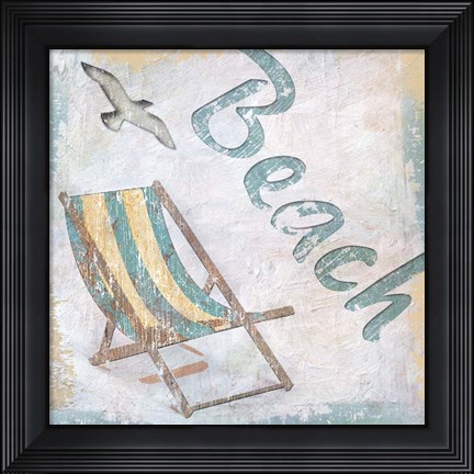Framed Beach 2 Print