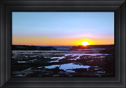 Framed Australian Sunrise Print